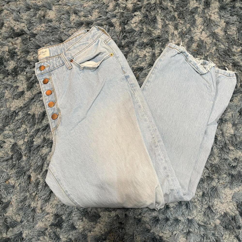 Universal Thread Blue Straight Leg Jeans Vintage Style